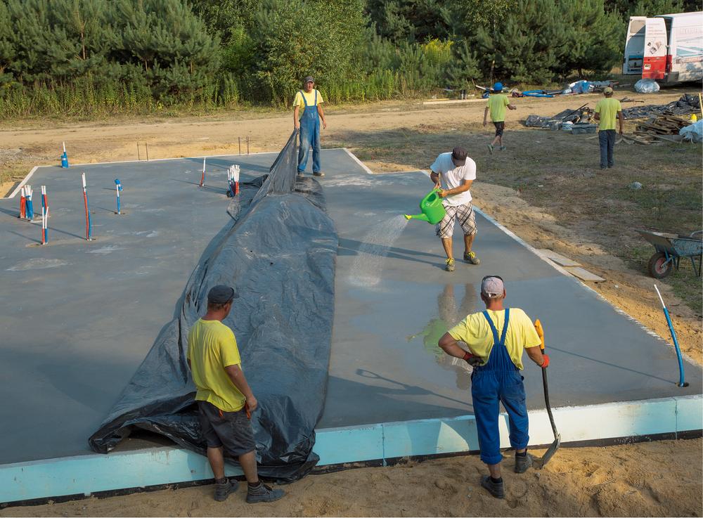Dzień 4. – betonowanie płyty
