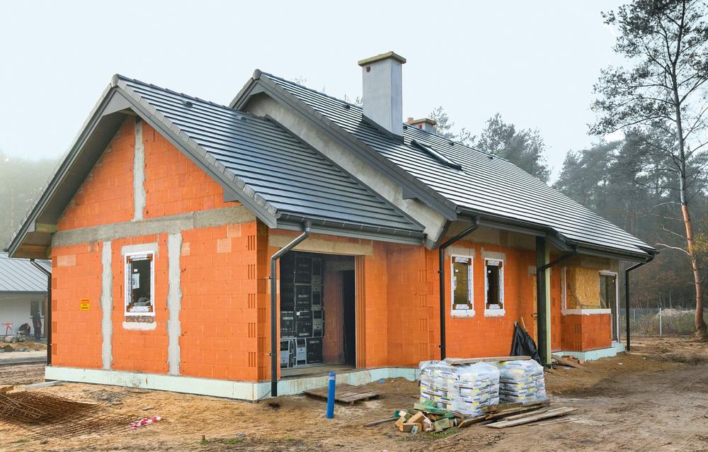Ocieplony i otynkowany